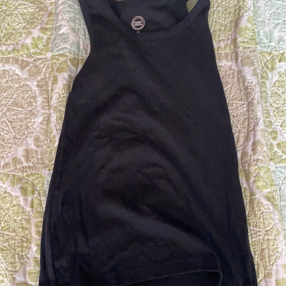 Girls Black Tank Top